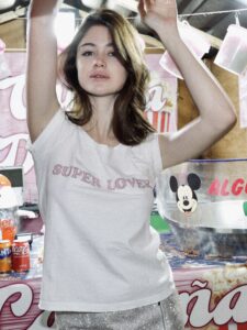 THE SUPER LOVER LUX IN PINK TEE